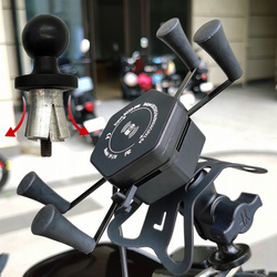 Uchwyt motocyklowy na telefon FreedConn MC20W-03 z ładowarką indukcyjną