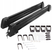 Bagażnik na narty Amos Ski Lock 5 Black aluminium 5 pary nart 4 deski / FERIE2026