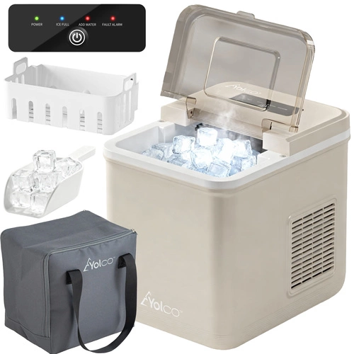 Mobilna kostkarka do lodu - zasilana 12/24V oraz 240V Yolco ICM1 Cream pol_pl_Mobilna-kostkarka-do-lodu-zasilana-12-24V-oraz-240V-Yolco-ICM1-Cream-50058_1