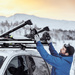 Bagażnik na narty Thule SnowPack Extender Silver aluminium 5 par nart 2 deski