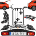 Aguri Active Bike 4 + adapter 7/13PIN + osłona na kulę haka