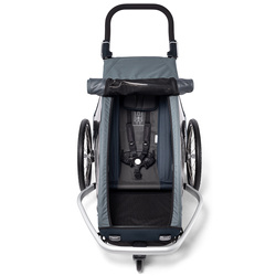 Przyczepka rowerowa dla dziecka 3w1 jogger, wózek spacerowy Croozer Kid Vaaya 1 Graphite Blue