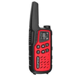 ZESTAW Krótkofalówka Walkie-talkie Baofeng BF-25E Black + Red PMR podkanały