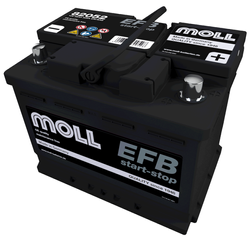Akumulator Moll ME82052 52Ah 520A P+ 12V