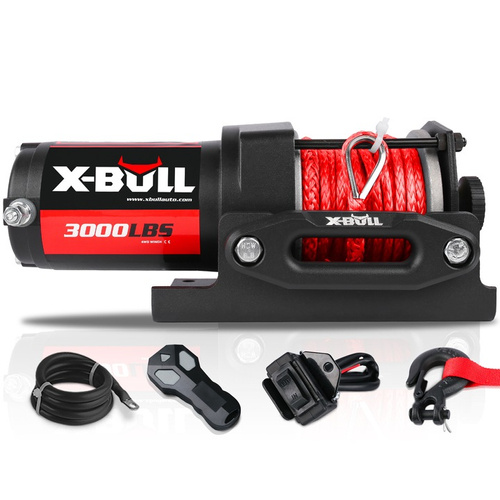 Wyciągarka elektryczna X-Bull Winch 3000 1134 kg 12V lina syntetyczna