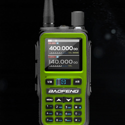 2x Krótkofalówka Radiotelefon Walkie-talkie VHF UHF PASMO LOT Baofeng UV-5R EU MINI GREEN