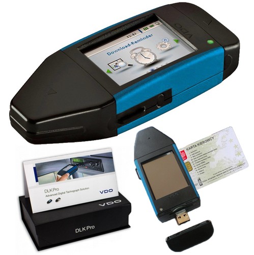 Czytnik tachografu kart kierowcy DLK Pro 4.0 Download Key S niebieski
