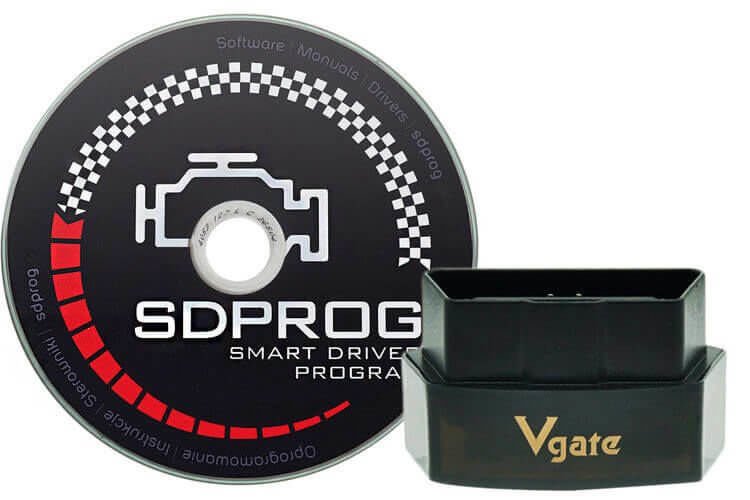 Interfejs diagnostyczny iCar Pro WiFi + SDPROG Smart Driver program PL