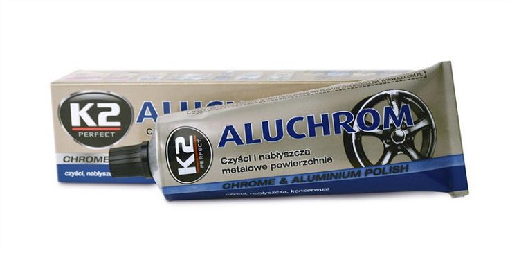 K2 ALUCHROM Pasta do chromu aluminium 120g