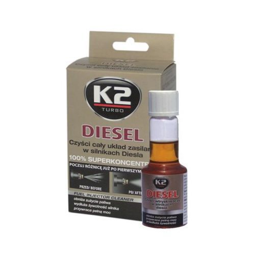 K2 DIESEL Czyści układ zasilania w silnikach diesel 50ml