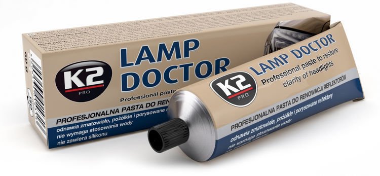 K2 LAMP DOCTOR Profesjonalna pasta do renowacji reflektorów 60 g