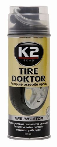 K2 Tire doctor Pompuje przebite opony 400ml