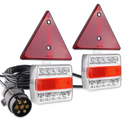 Lampy tylne LED do przyczepy montowane na magnes
