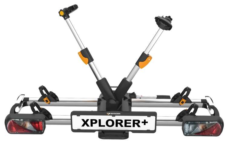 Spinder Xplorer+ Bagażnik uchwyt rowerowy na hak na 2 rowery składany 13-PIN