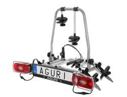 Aguri Cruiser 2 Silver Ultimate Bagażnik rowerowy na hak do przewozu 2 rowerów 13PIN