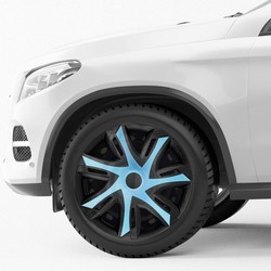 Kołpaki samochodowe N-Power Bicolor azure/black 14''