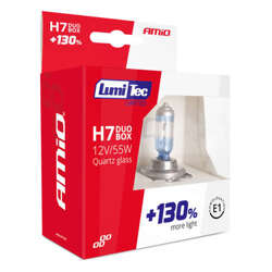 Zestaw żarówek halogenowych H7 12V 55W LumiTec LIMITED +130% DUO BOX